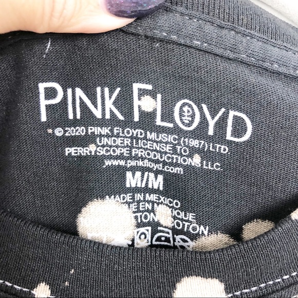 Pink Floyd NWOT Semi Crop Bleached Band Tee - Picture 7 of 8